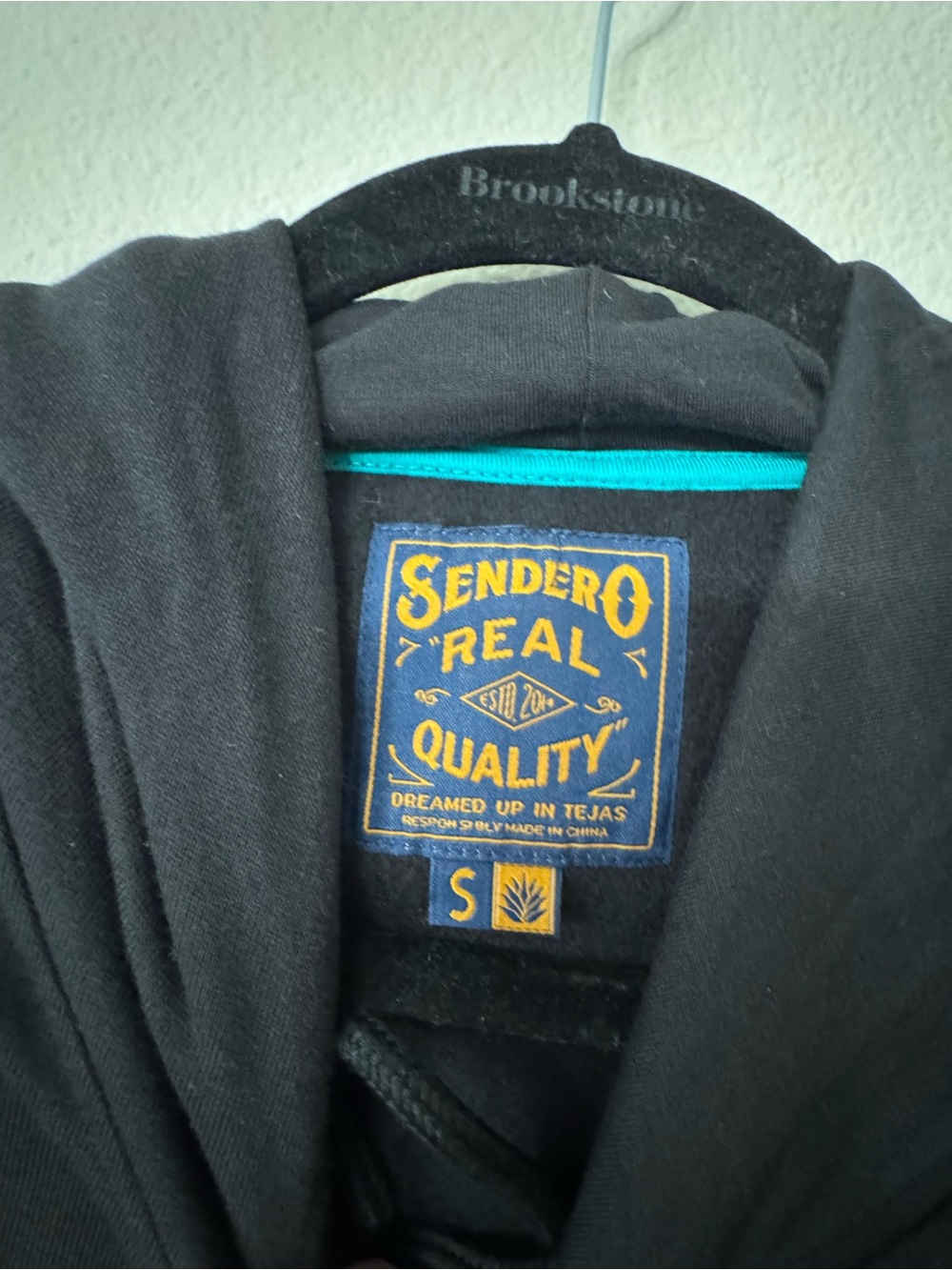 Sendero Provisions Co Logo Hoodie Black Men’s Small NWT Western Texas - Picture 3 of 5